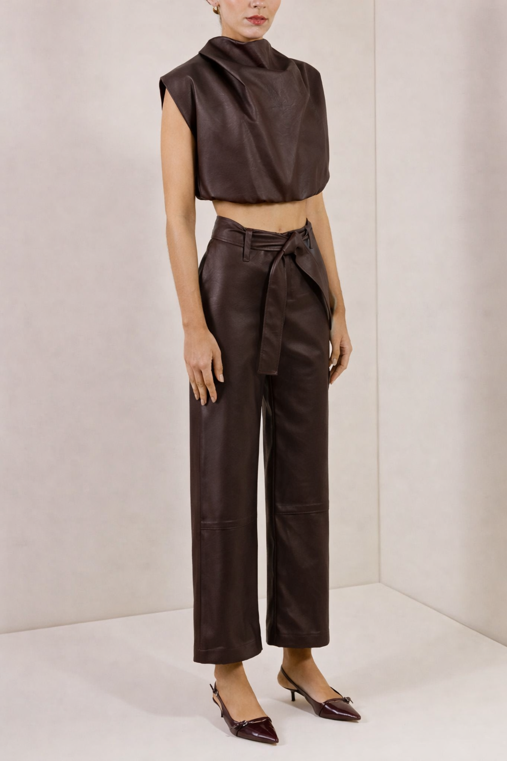 Crop Top Vittoria Coffee Bean