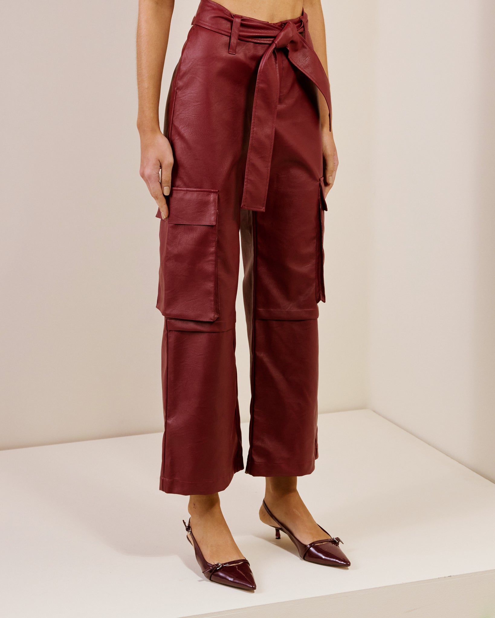 Pantalón Viola Vino Tinto