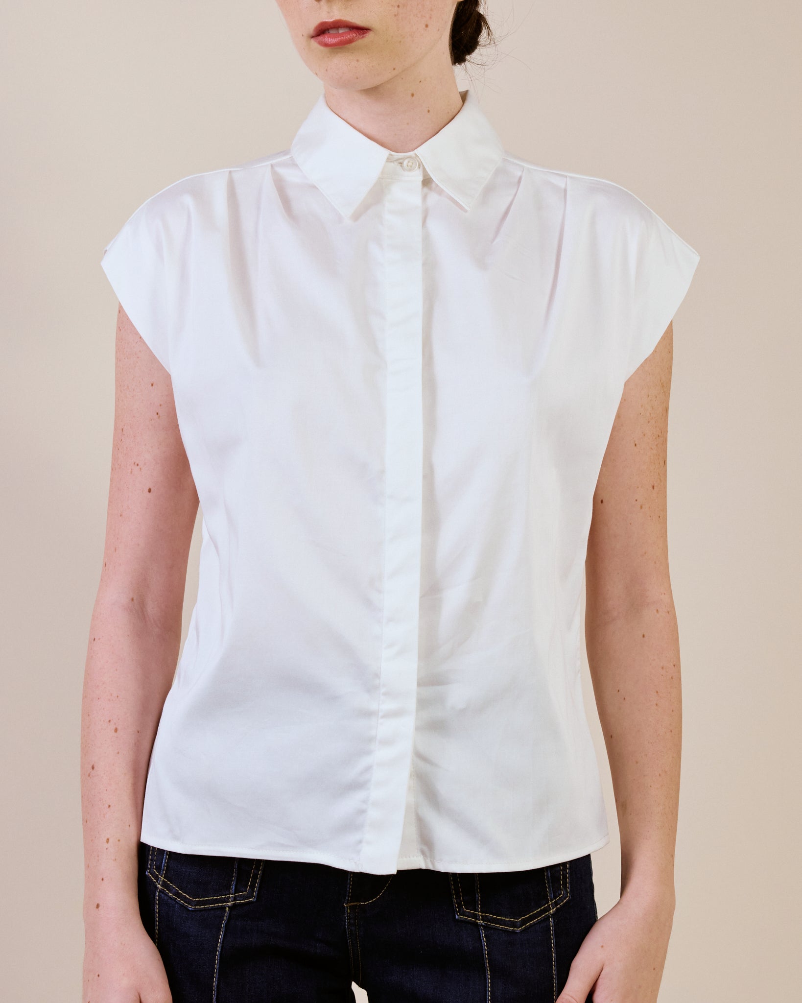 Camisa Liciana Rayas Terracota