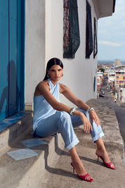 Pantalón Celeste